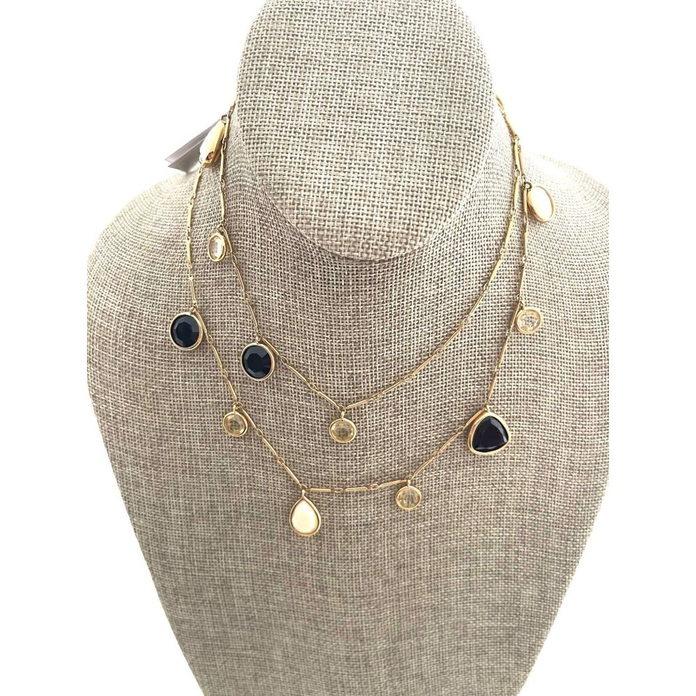 Kate Spade New York Twinkle Lights Long Necklace - gold, black